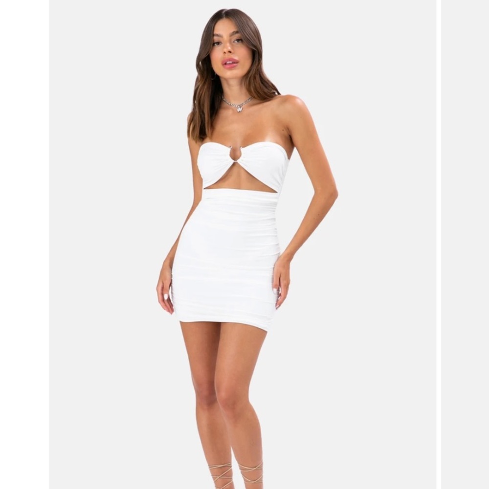 BRAND NEW: Adika White Strappy Dress